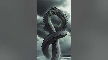 Leviathan vs Giant Serpent #SeaSerpent #Leviathan #EpicShorts #Mythology