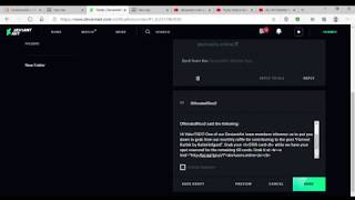 Obvious Deviantart note scam