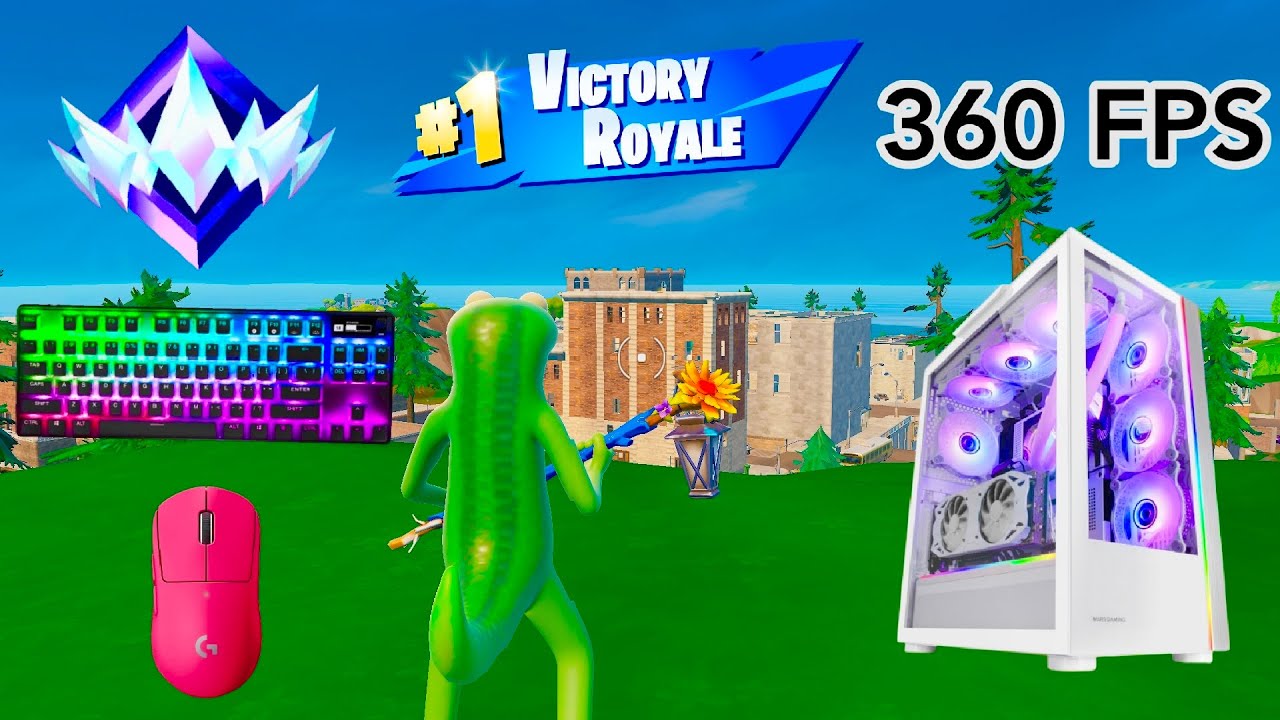 Fortnite Unreal Ranked Reload On PC | Keyboard & Mouse Gameplay | 360 FPS | 4K