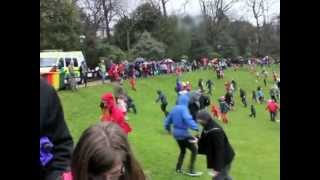 Easter egg rolling on Avenham Park, Preston