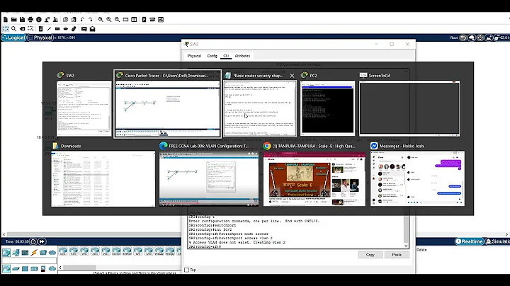 Lab 6 Trunk Encapsulation Vlan configuration