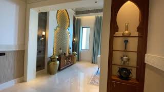 #Dubai  Jumeirah Al Qasr | Three Bedroom Royal Suite | room tour: The regal fantasy itself.