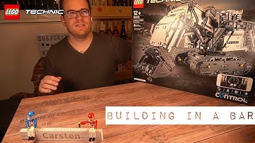 Liebherr R 9800 Excavator | PART 1 | Set 42100 | Building in a Bar | LIVE BUILD