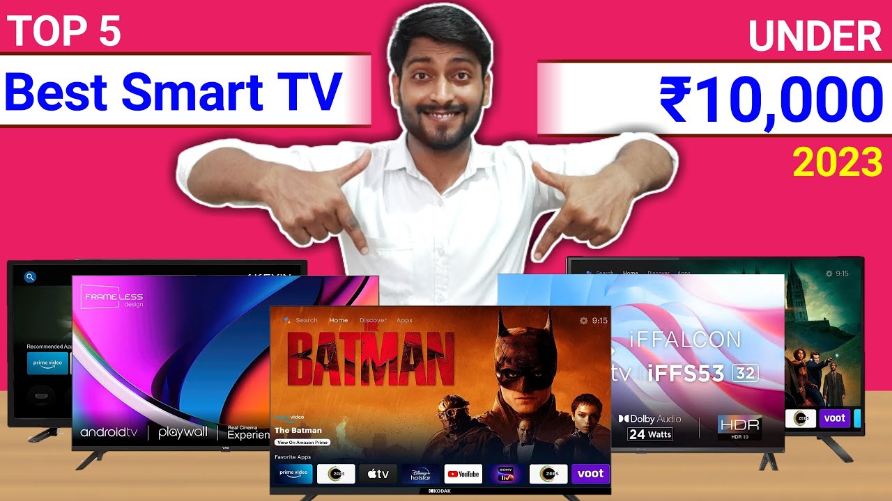 Top 5 Best Smart LED TV Under 10K⚡August 2023 Best Smart Android TV