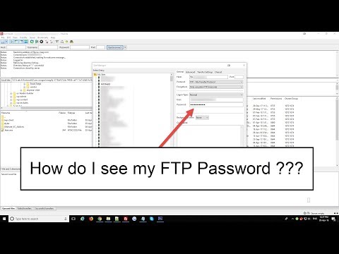 How to See Filezilla FTP Password