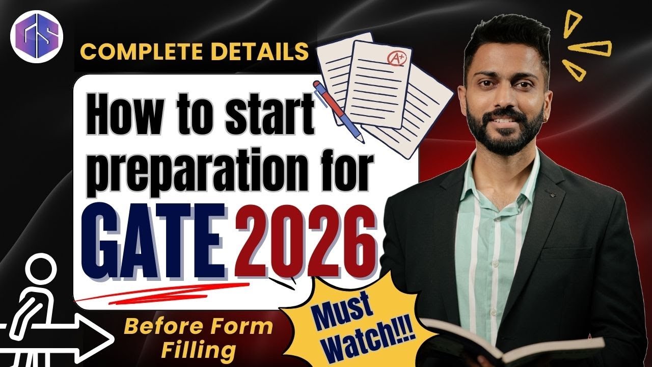 How to Start Preparation for GATE DA 2026 | Must Watch Before Form ...