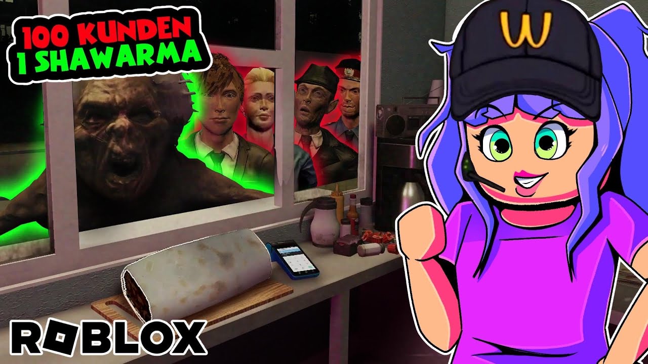 100 ANOMALIEN vs 1 KUNDE Scary Shawarma Kiosk! 