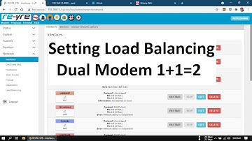 Setting Load Balancing Dual Modem 1+1=2 | Cara Simpel Dan Gampang