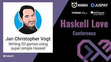 Jan Christopher Vogt – Writing 2D games using super simple Haskell