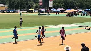 AJ Boogie 100m dash AAU regionals Southeastern University 