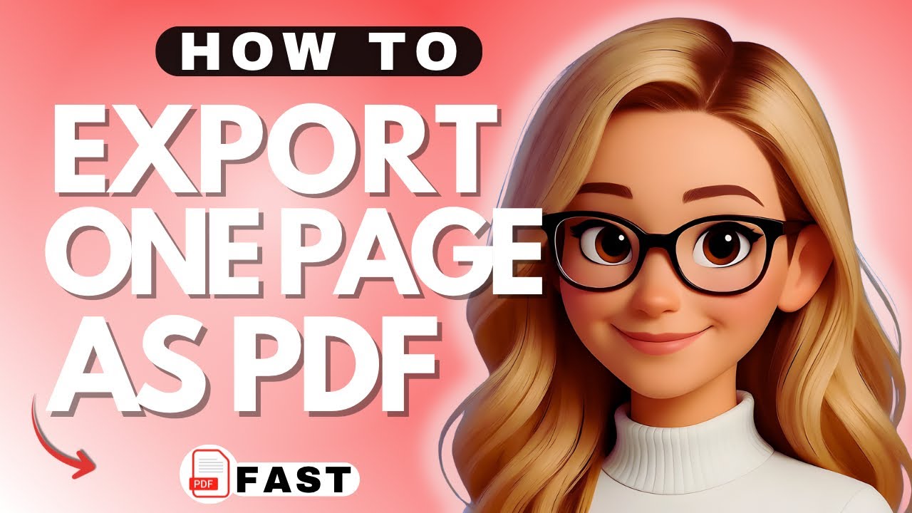 How to Export or Save One Page as PDF from Word (MAC) - 2025 - YouTube