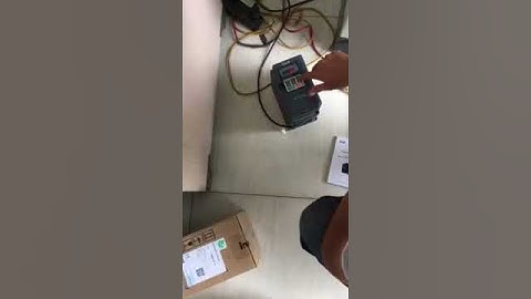 Hướng dẫn cài đặt biến tần invt GD10 - GD20 công tắc chiết áp ngoài, chạy 60hz - 0902280663