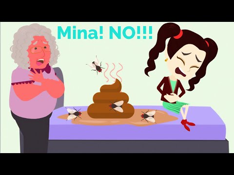 Again?!! Mina POOPED
