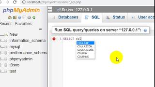 How to Show the Collation of your Connection in PHPmyAdmin