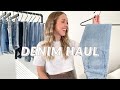 $2000 DENIM TRY-ON HAUL | JEANS & SHORTS ft. Agolde, Levi’s, Zara & Reformation