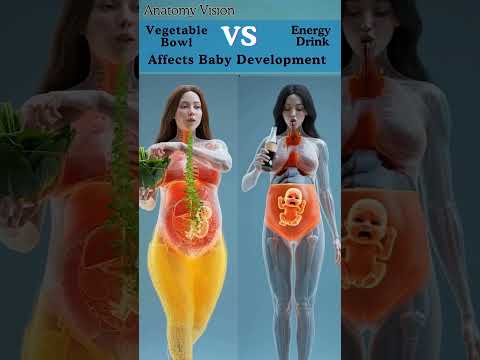 How Vegetable Bowl vs. Energy Drink Affects Baby Development 🍼👶