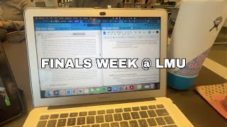 FINALS WEEK VLOG @ LMU