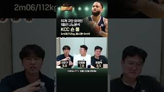 1옵션 외국선수 나노분석 KCC 숀롱  #kbl