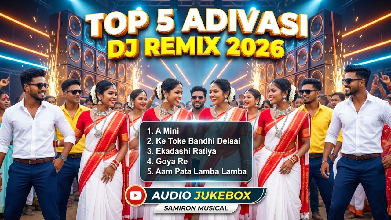 Top 5 Adivasi Song DJ Remix | New Superhit Adivasi Jukebox | Non stop Adivasi jhumar Song 2026 New