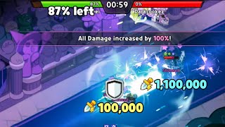 This 100K power defend Cookie Can defeat This 1,1M team easily (Cookie Run Kingdom)