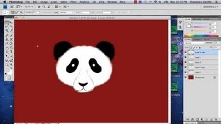 How to Draw a Panda in Photoshop : Photoshop Tutorials screenshot 4