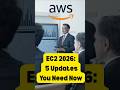 Latest AWS EC2 Updates in 2026 🚀 #aws #programming #lambda #technology #devopsaws