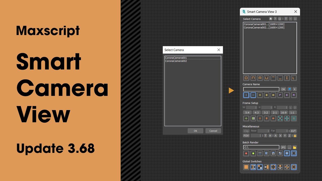 Smart Camera View 3.68 — Preset & Extra Tools (Clear Camera's Modifier, Fix Camera's Target")