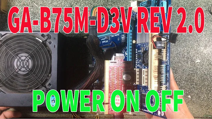 Main PC GA-B75M-D3V REV 2.0 Power On Off - 天天要闻