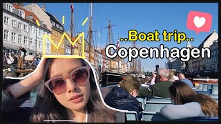 พาล่องเรือชมวิถีชีวิตผู้คน หลังเริ่มคลาย 2nd lockdown | boat trip in Copenhagen 🇩🇰 || Nuchiona