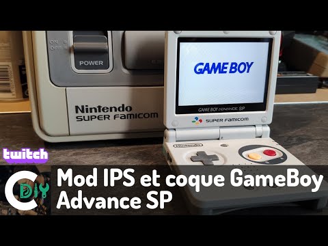 [GBA SP] Mod IPS et coque Super Famicom