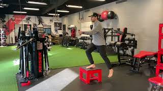 Step Up - Single Arm Row - Contralateral