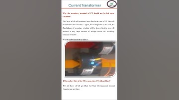 Top 9 Current Transformer Interview Questions & Answers | Electrical Engineering Interviews