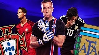 The Man Who Made Cr7 And Messi Cry Halldorsson Iceland Gk