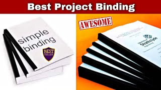 Soft binding | Project Binding in tamil | OHP sheet binding screenshot 4