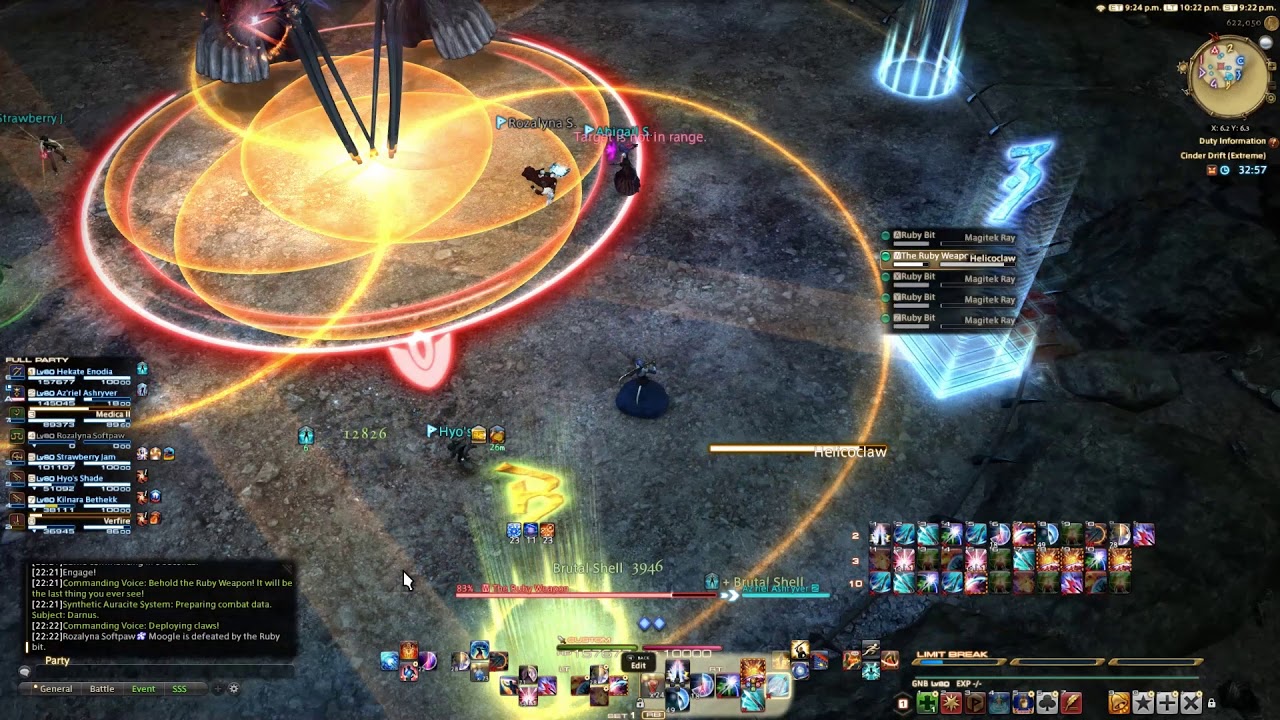 Final Fantasy XIV  Cinder Drift (Extreme) Helioclaw