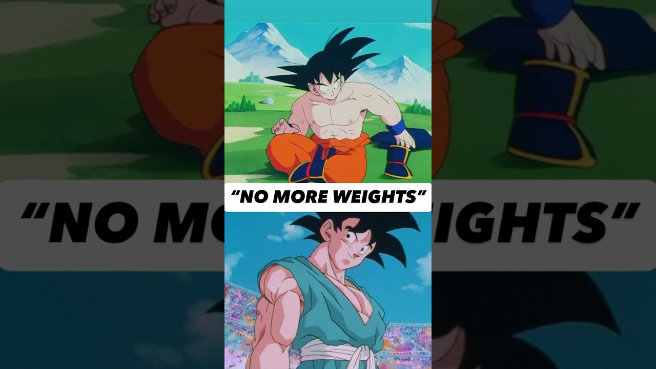 Когда и почему Гоку перестал носить утяжелённую одежду