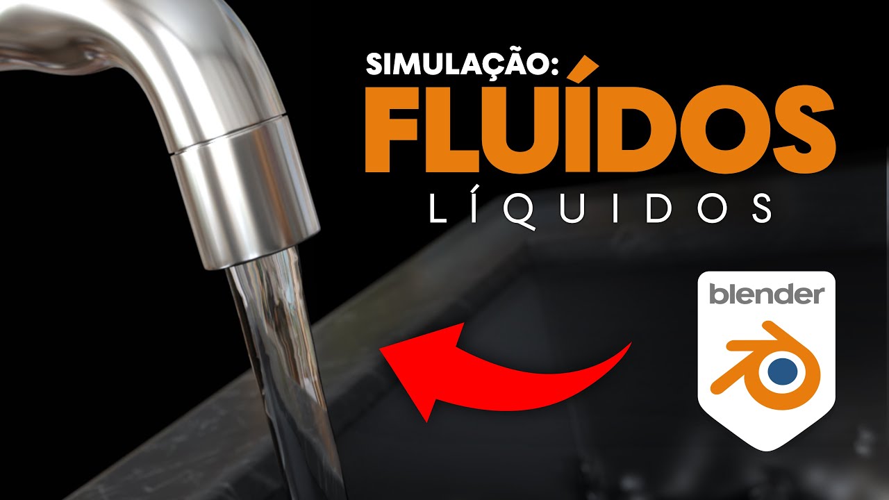 Simulação de FLUÍDOS LÍQUIDOS (realistas) no Blender 3D - YouTube