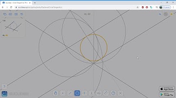 7.8 Euclidea - Circle Tangent to Three Lines - 4L 6E 2V