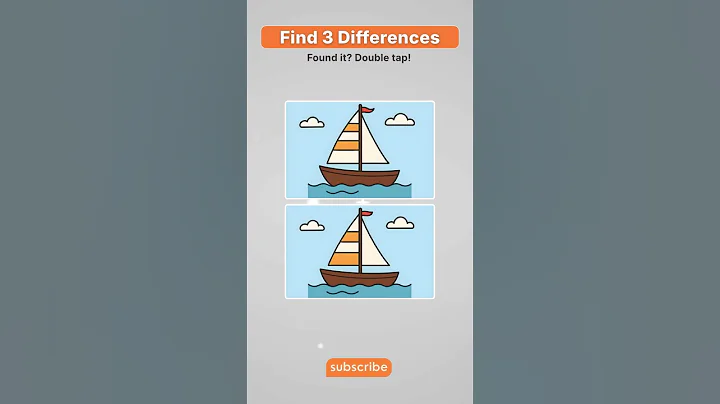 Only Geniuses Can Find All 3 Differences 👀⏱️