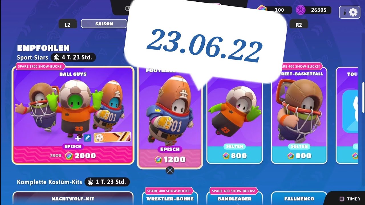 Fall Guys: Shop Items 23.06.22