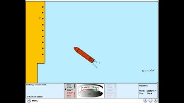 Shiphandling - Berthing with onshore wind and slack tide - No tugs