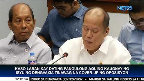 Noynoy Aquino ally questions timing of release of Senate panel draft report on Dengvaxia