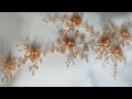 Kristal Boncuklu Gelin Tacı Yapımı - DIY Beaded Bridal Hairvine