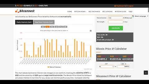 My first loan with bitconnect