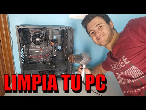 Como limpiar pc con aire comprimido SIN DAÑARLA 🧐