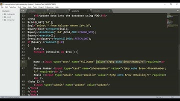 6  How to use PDO to update database