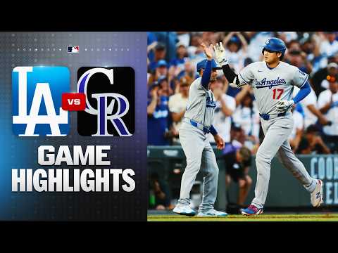 Dodgers vs. Rockies Highlights (8/18/26) | MLB Highlights