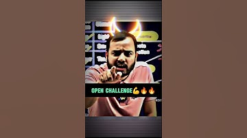 Bot Attack 😱 Alakh Sir Open Challenge 😡🔥💪!! #alakhsir #physicswallah #shorts #trending #motivation