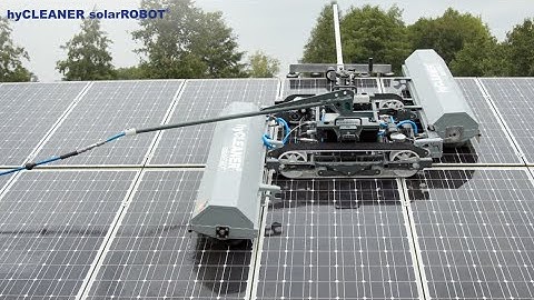 hyCleaner solarROBOT Pro - Automatic Solar Panel Cleaning Robot
