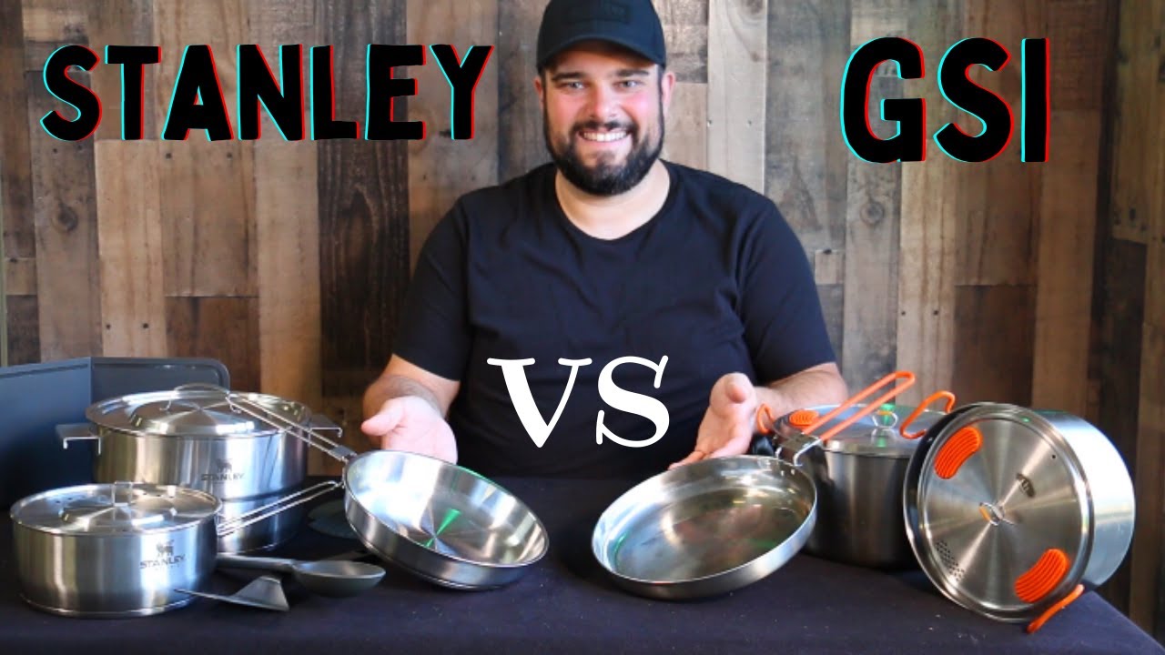 Stanley Even Heat Camp Pro VS GSI Stainless Base Camper Large - Best  Overlanding Cookset 